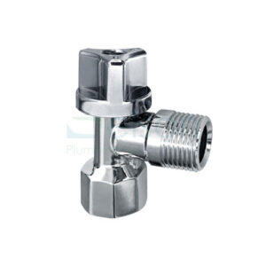 Quarter Turn Mini Cistern Cock W/Non Return Valve C/P