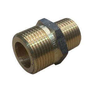 Brass Hexagonal Reducing Nipple – 20mm x 15mm
