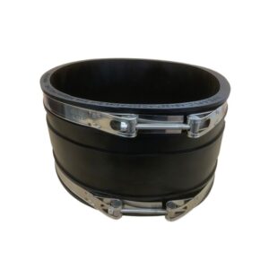 Connector Rubber Black PVC/COP/GAL/CI – 100mm