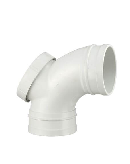 PVC DWV Bend Inspection Opening 90 Deg F-F – 100mm