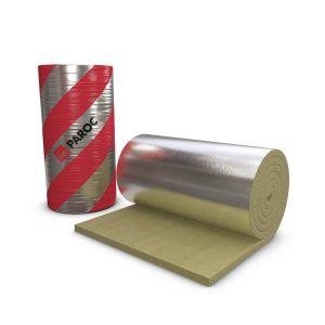 Paroc Rockwool 640 80kg Foil Faced Blanket – 50mm x 1000mm x 4500mm Roll (4.5m2)
