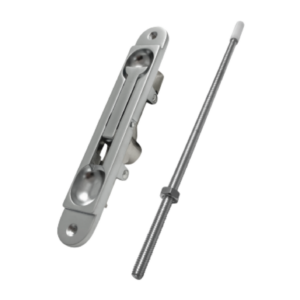 Aluminium Flush Bolt – 450mm Satin Chrome