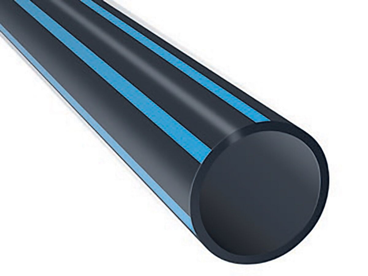 PE Poly Pipe Coil Blue Stripe HDP N12.5 – 20mm x 50m