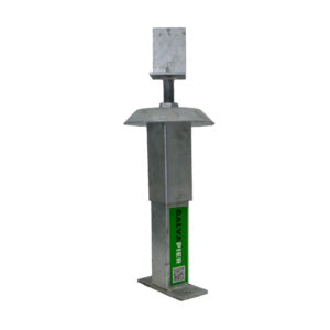 Interchangeable Head assembly Round Antcap 65mm (With threaded L Bracket)