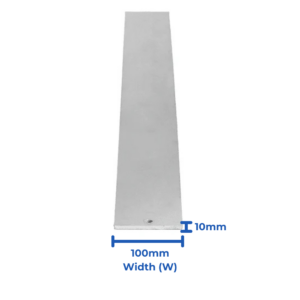 Galvanised Steel Flat Bar - 100mm x 10mm - 2000mm