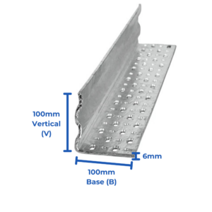 Buda Render Bar - 100mm x 100mm x 6mm - 1200mm