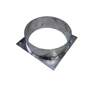 150mm Galvanised Drainage Outlet Plate