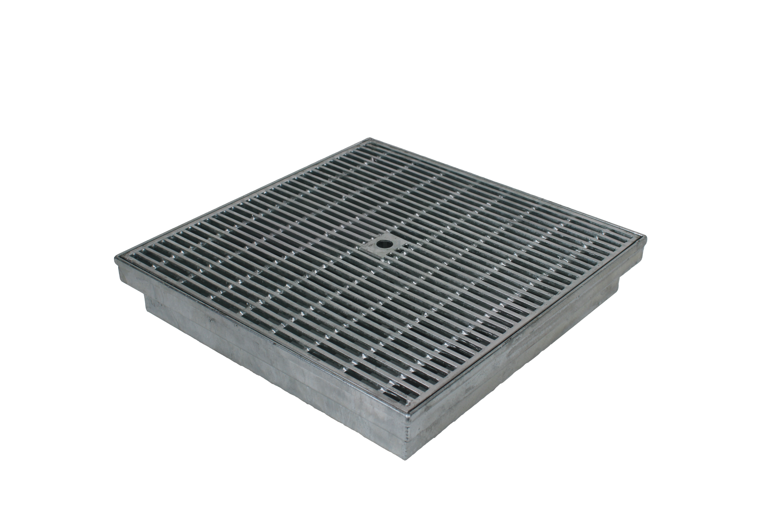Mini-Heelguard™ Galvanised Square Sump Grate - 340mm - 90mm Outlet