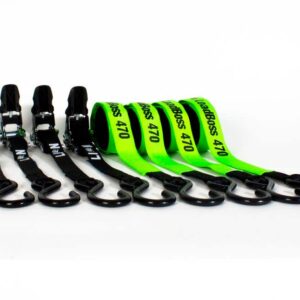 Lion Loadboss Hard Core Ratchet Tie Downs - 4 Piece