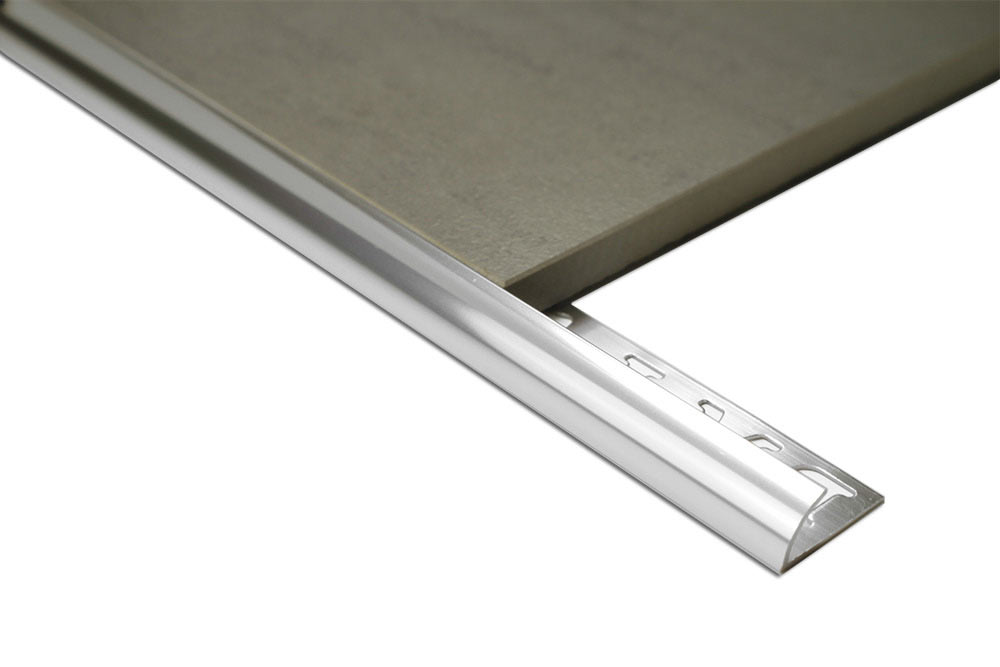 Bat Half Round Trim Angle 3m (4 Colors & Sizes) - Color: Bright silver | Size: 6mm