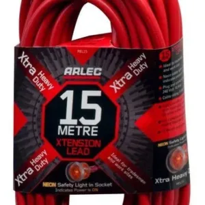 Arlec 10A 3 Core Extra Heavy Duty Extension Lead 15m 1.5mm2