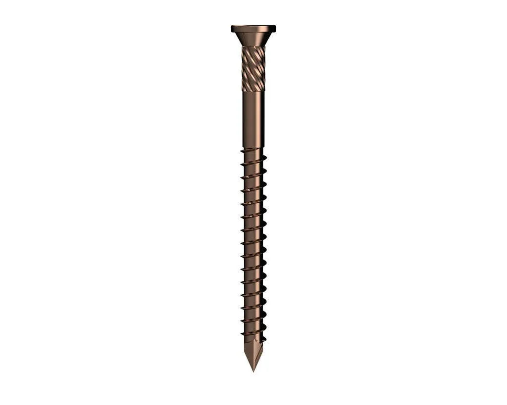 Bremick Decking Screw Truss Head Ultrafast Bronze 12G x 65mm