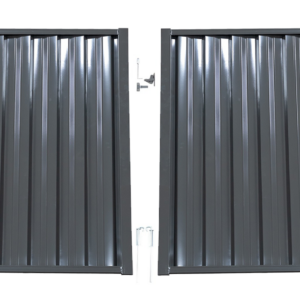 ColorBond Gate Complete Metzag 1560 mm x 1800 mm Slate Grey