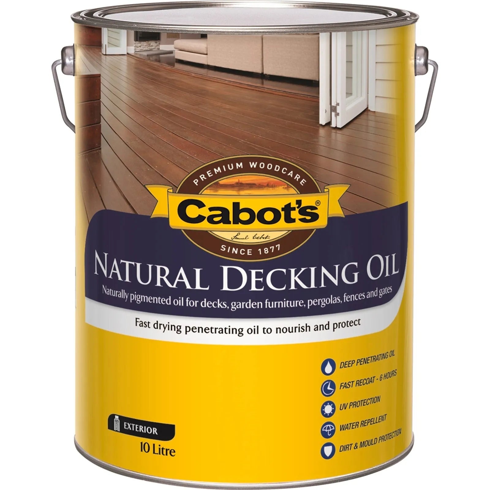 Cabot's Natural Decking Oil Jarrah 10L