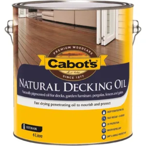 Cabot's Natural Decking Oil Merbau 4L