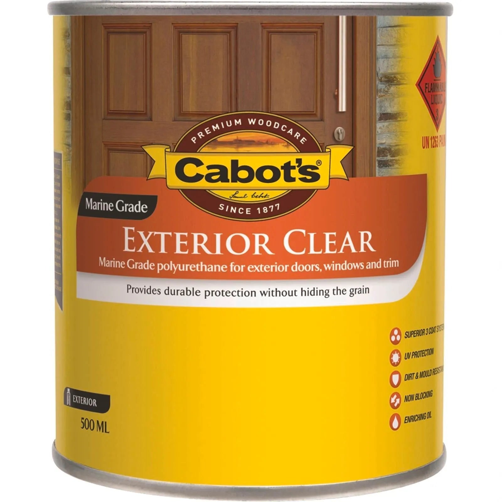 Cabot's Clear Satin Exterior Timber Finish 500mL