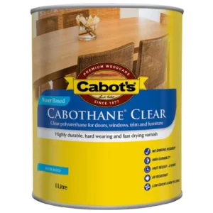 Cabot's Cabothane Water Based Matt Clear 1L