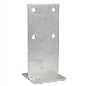 Concealed Support Post T Blade Galvanised Anchor Only 80 x 80 x 10 x 250mm