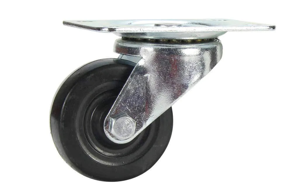 Cold Steel Rubber Swivel Castor Black