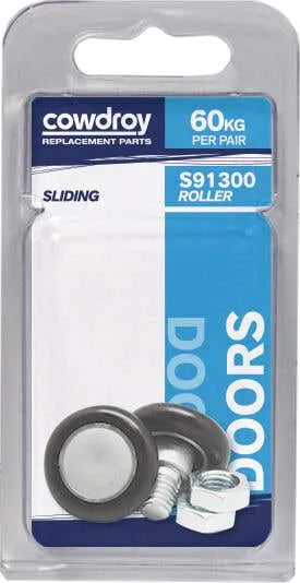 Cowdroy Convex Wheel & Nut - 2pk 31mm