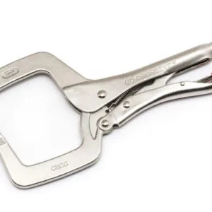 Crescent Locking C-Clamp with Regular Tips 280mm