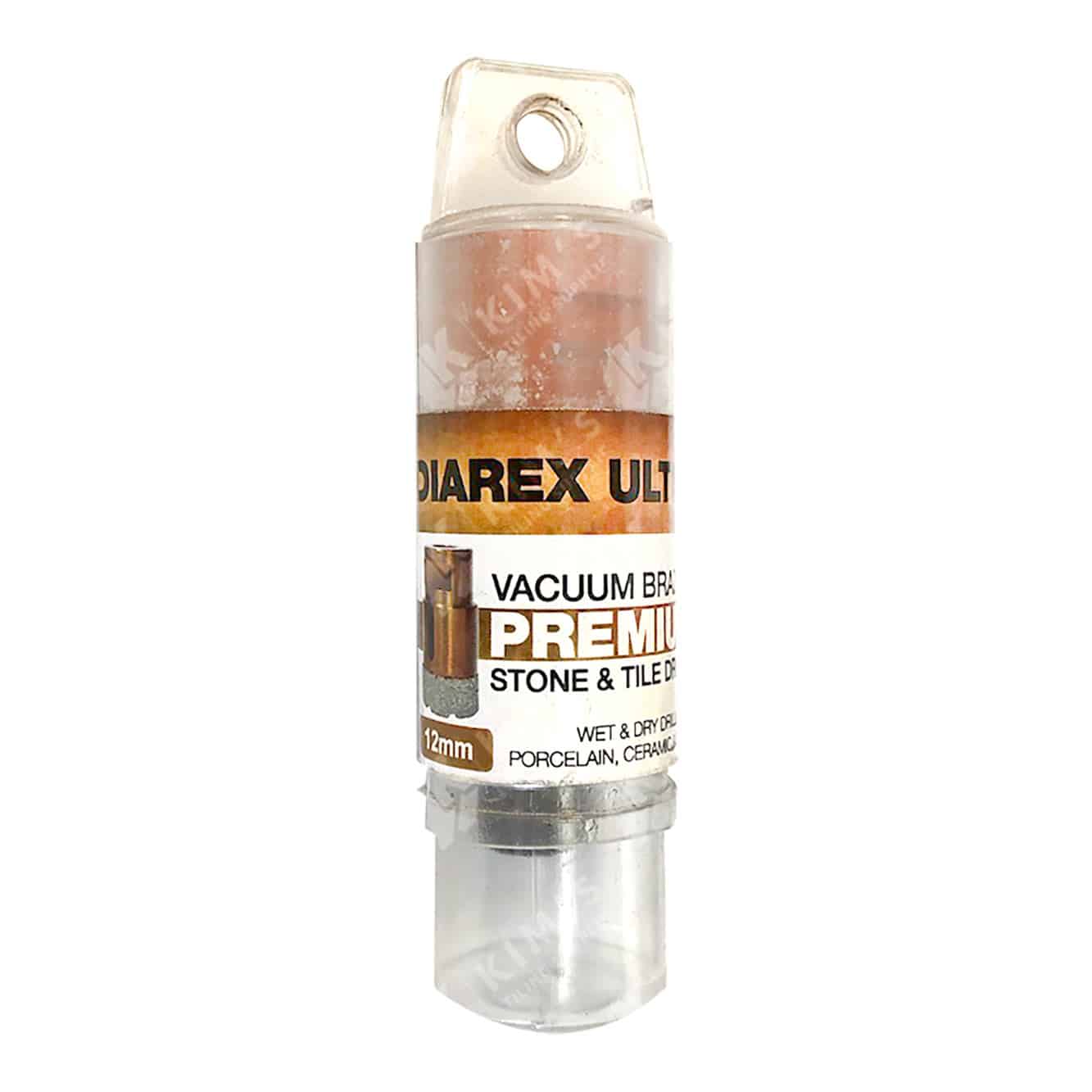 Diarex Ultra Vacuum Brazed With M14 Thread ( Core Drill – 8 Sizes) - Size: 12mm