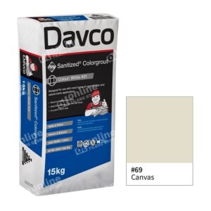 Davco Sanitized Colorgrout (3Sizes – 1.5kg / 5kg / 15kg) - Color: 69 canvas | Size: 15kg