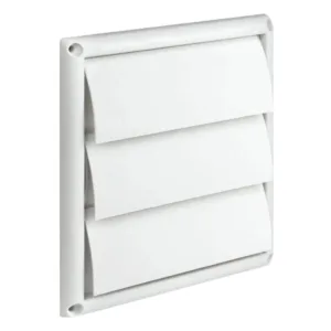 Deflecto Gravity Louvre Wall Vent Plastic 150mm