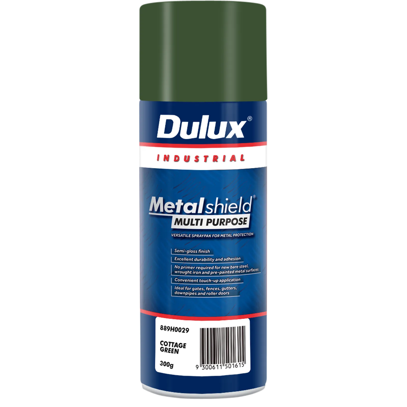 Dulux Metalshield Multipurpose Spray Cottage Green 300g