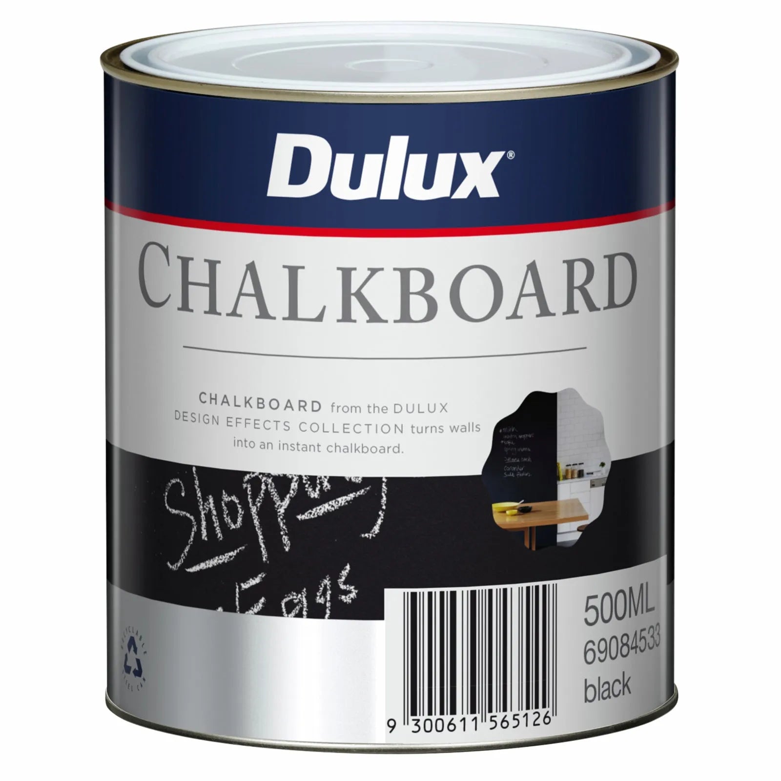 Dulux Chalkboard Paint Black 500mL