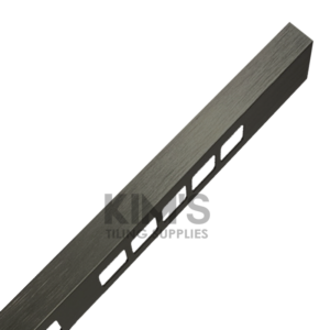 KC Aluminium Brushed Angle 3m (5 Colors & 4 Sizes) - Color: Brushed Gunmetal | Size: 12mm