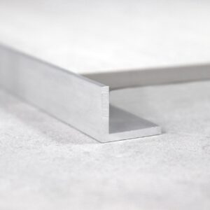 Bat Geometric Aluminium Angle 3m (2 Thicknesses & 18 Sizes) - Size: 40x40mm | Thickness: 1.6mm