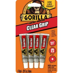 Gorilla Contact Adhesive Clear Tube 4 x 5.9mL