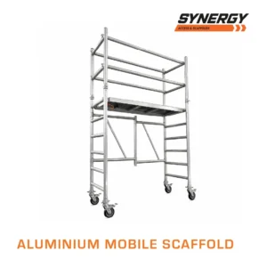 1.8m (Platform Height) Foldable Mobile Scaffold - 1.8 x 0.7 x 1.8