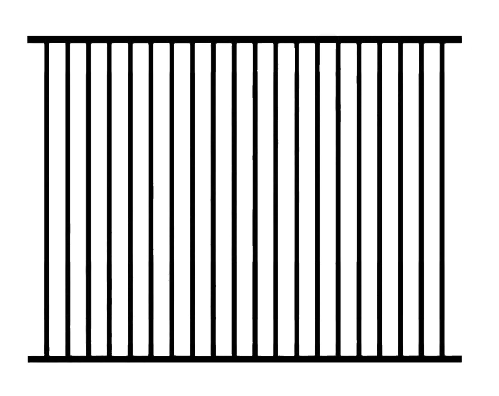 Heavy Security Flat Top Panel 2400 x 1800
