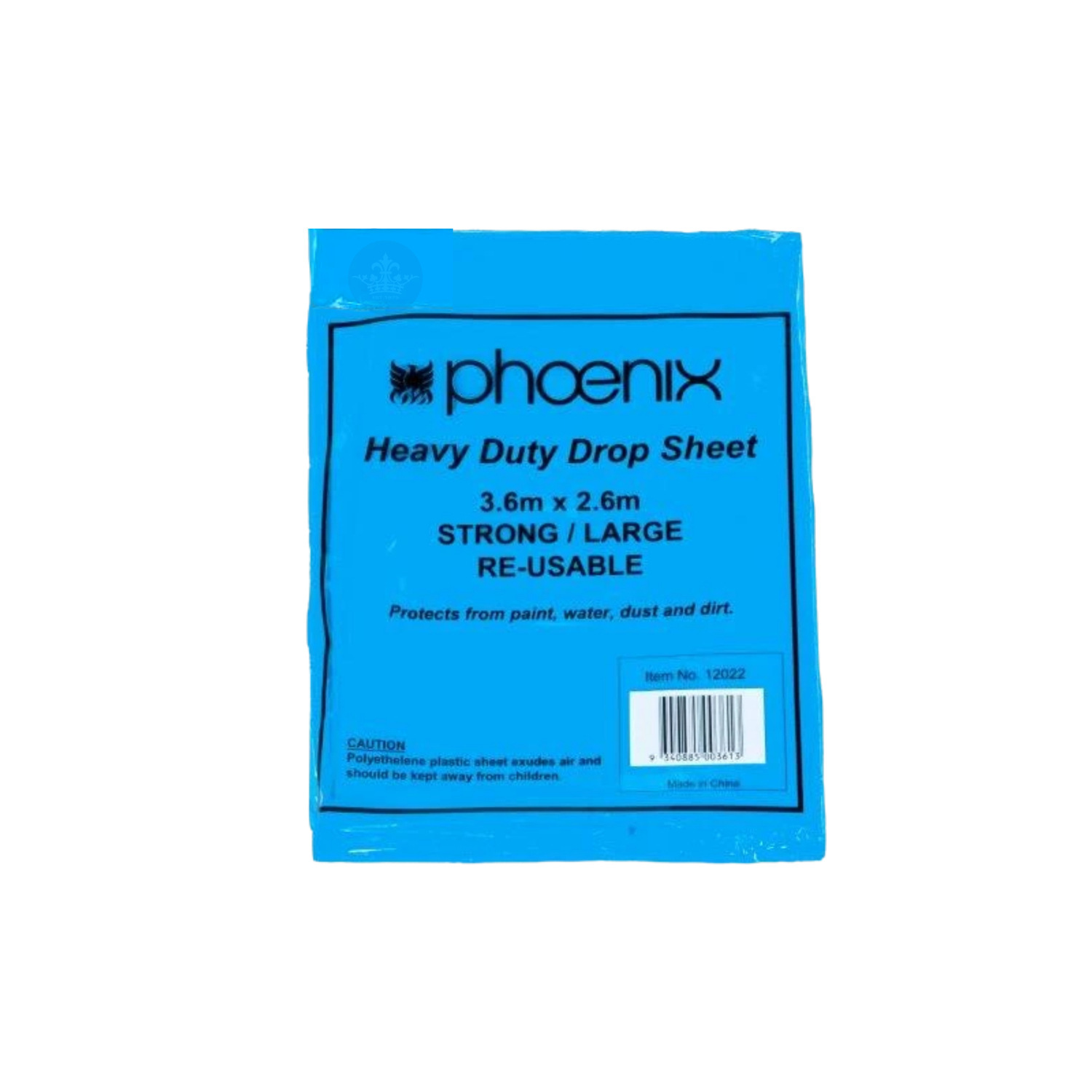 Phoenix Plastic Blue Drop Sheet Heavy Duty