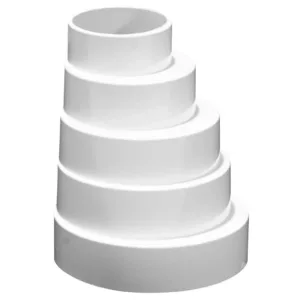 Holman PVC Stormwater Downpipe Adaptor Stepped 90 x 75 x 65 x 50 x 40mm