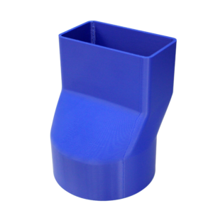 Stormwater RHS Adaptor - 100mm PVC / 125mm x 75mm