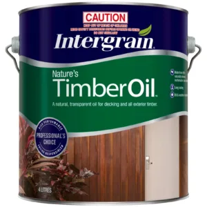 Intergrain Natural Exterior Nature's Timber Oil 4L