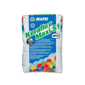 Mapei Keraflex Maxi S1 Tile Adhesive White & Grey 20kg - Color: White