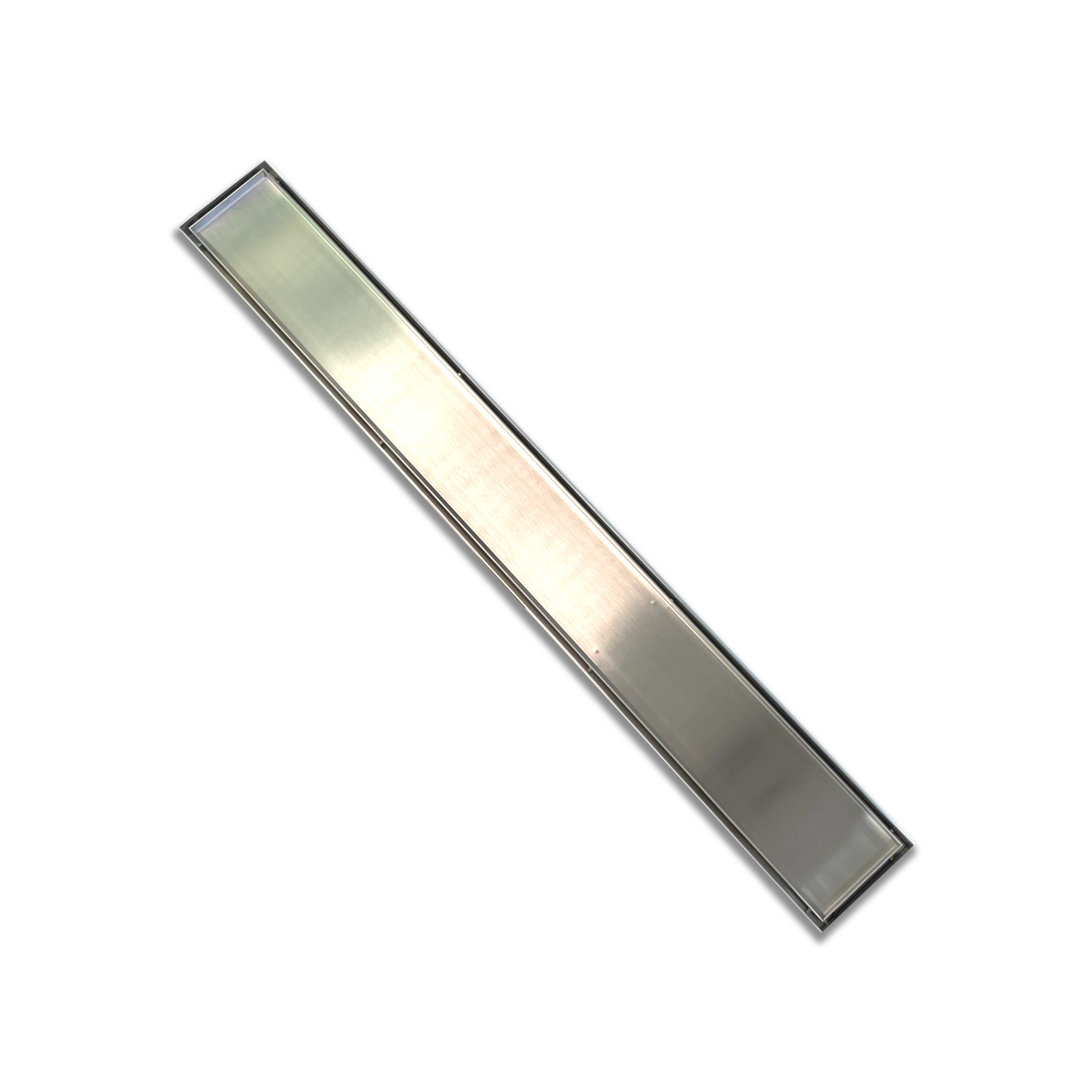 KS SS304 Chrome Tile Insert Grate (Indoor Use) - Size: 1000mm (No hole)