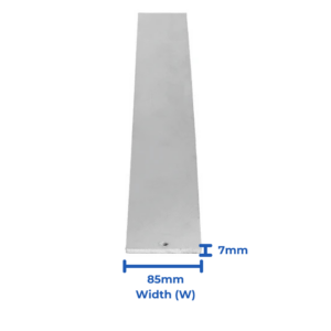 Galvanised Steel Flat Bar - 85mm x 7mm - 900mm