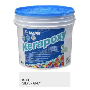 Mapei Kerapoxy Grout 10kg (13Colors) - Color: 111 silver grey