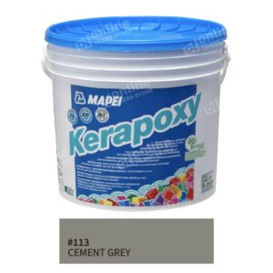 Mapei Kerapoxy Grout 10kg (13Colors) - Color: 113 cement grey