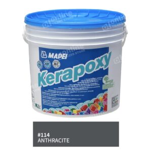 Mapei Kerapoxy Grout 10kg (13Colors) - Color: 114 anthracite