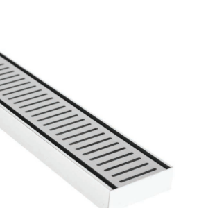 MS Brushed Silver Grate 1000mm x 100mm x 14mm/21mm/26mm - Size: 26MMX100MMX1000MM