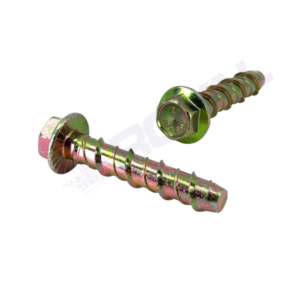Macsim Hex Screwbolt - Yellow Zinc Plated 8mm x 100mm