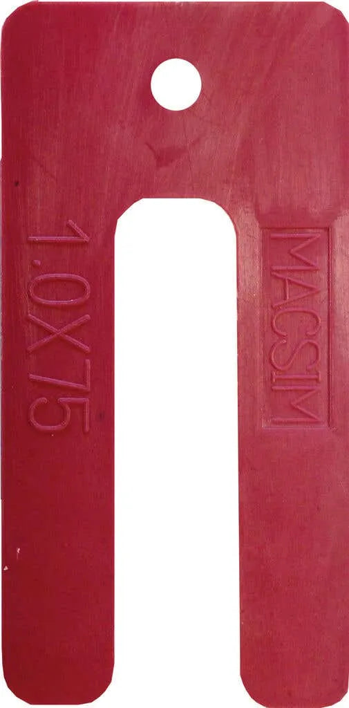 Macsim Window Packers 1.0 x 75mm (Red) Box of 200
