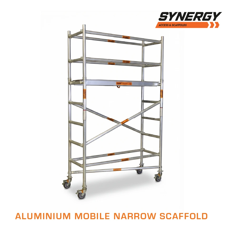 2.2m – 2.6m (Platform Height) Mobile Narrow Scaffold - 2 x 0.74 x 2.2