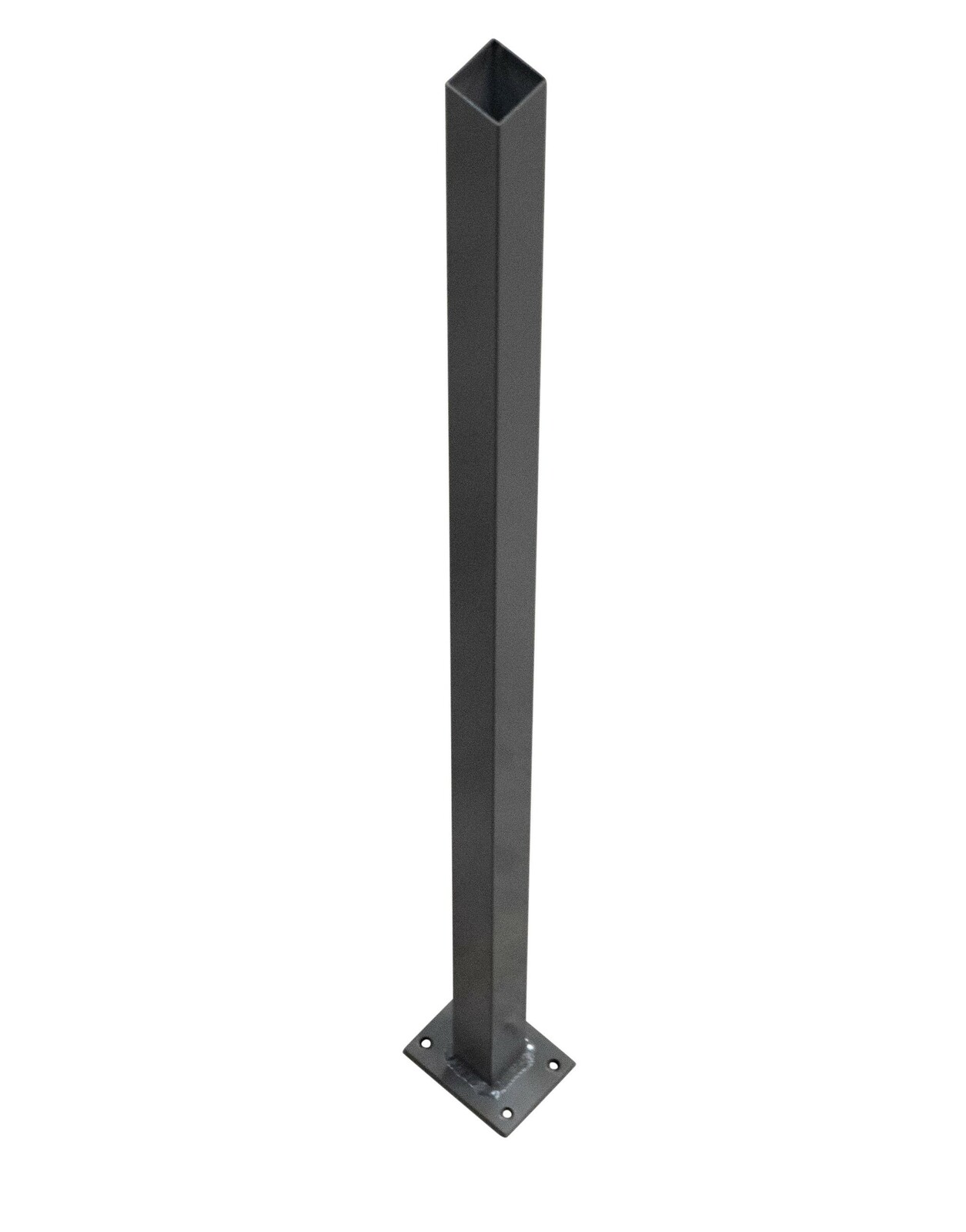 Slate Grey Post 50x50x1800 Aluminium Flanged